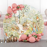 Aquarell Malerei Tiere Safari Geburtstag Hintergründe